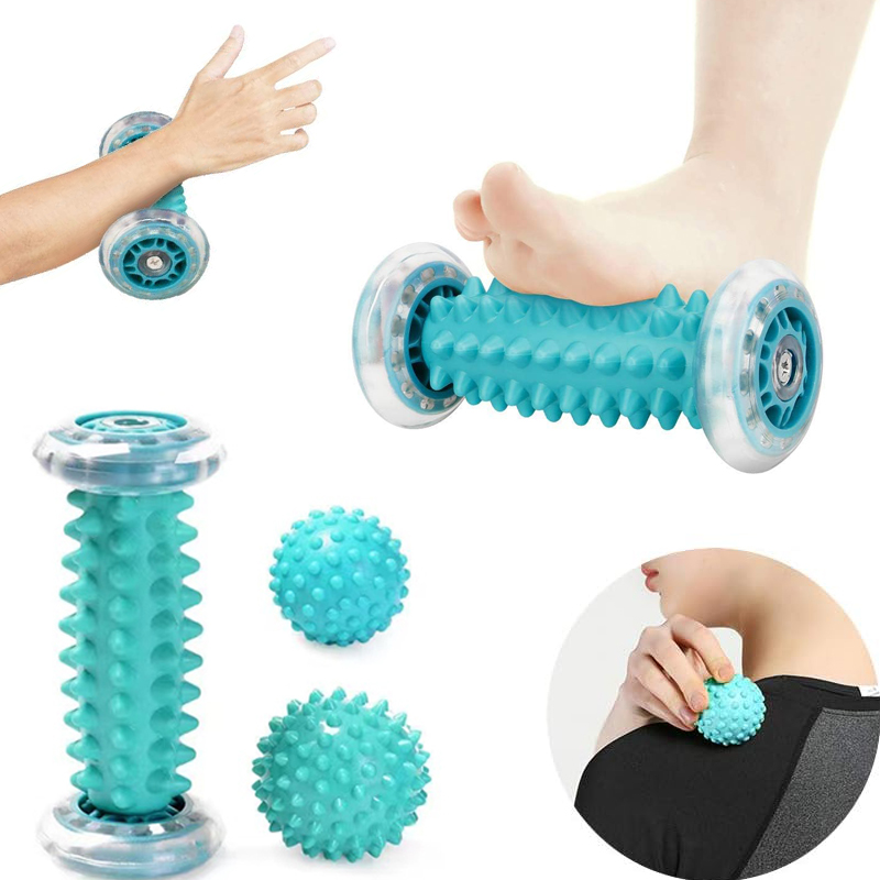 Yoga Fitness Kit - Массажер для ног, массажный ролик, массажный