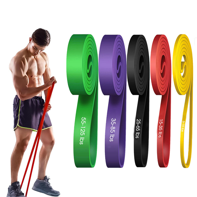 Yoga Fitness Resistance Band - Набор из 5 эспандеров из ТПЭ,