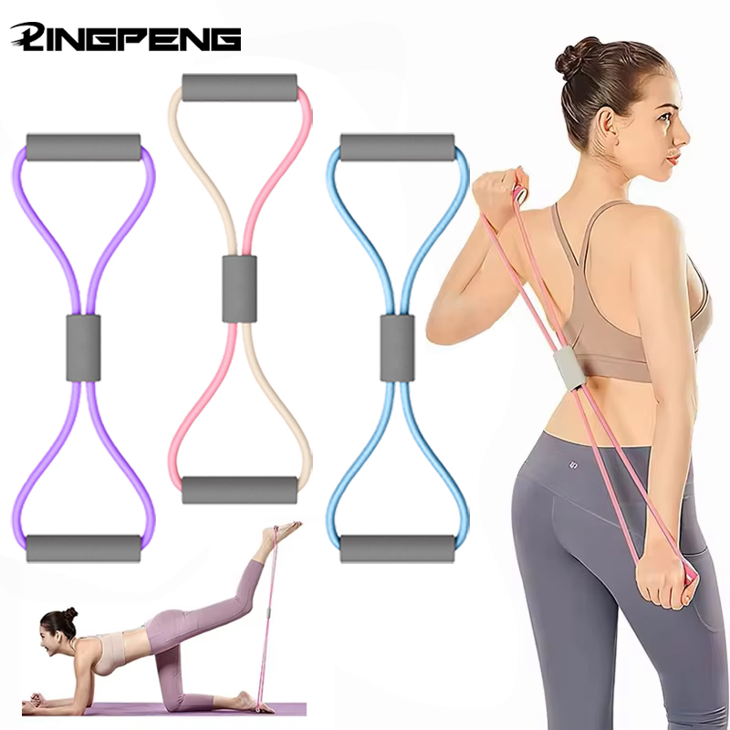Yoga Fitness Resistance Band - 1 шт., эластичная лента для домашнего