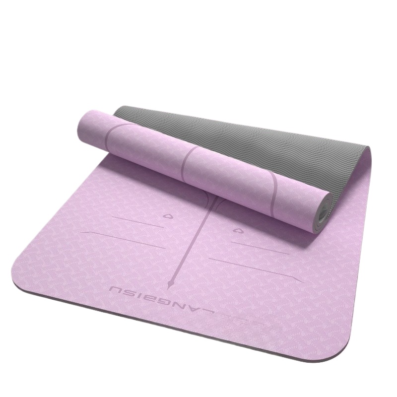 Yoga Health & Fitness Centre - Коврик для йоги TPE для начинающих,