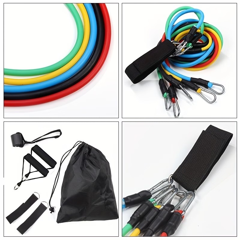 Набор эспандеров с дверным кре – обзор и цена Yoga Fitness Resistance Band