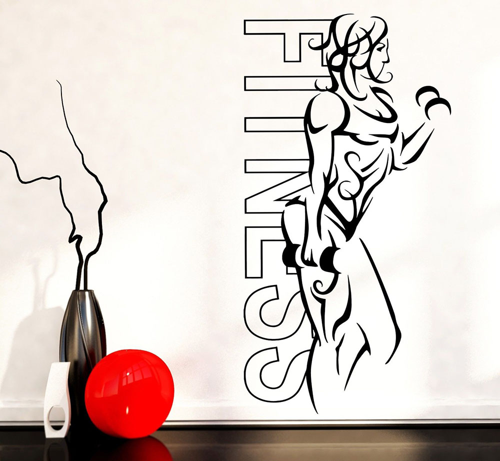 Виниловые наклейки на стену дл – обзор и цена Yoga Health & Fitness Centre