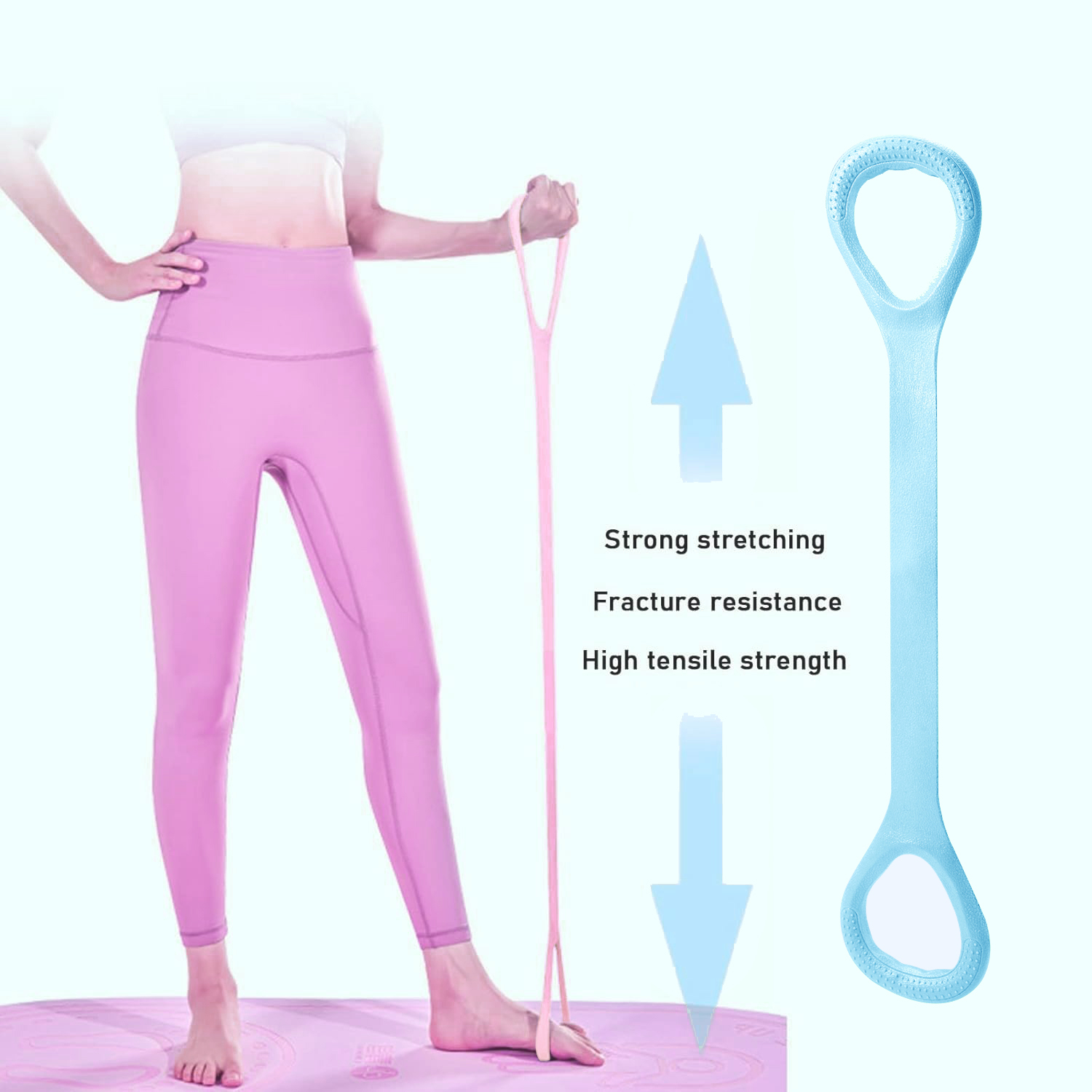 8 эластичных фитнес-лент для т – обзор и цена Yoga Fitness Resistance Band