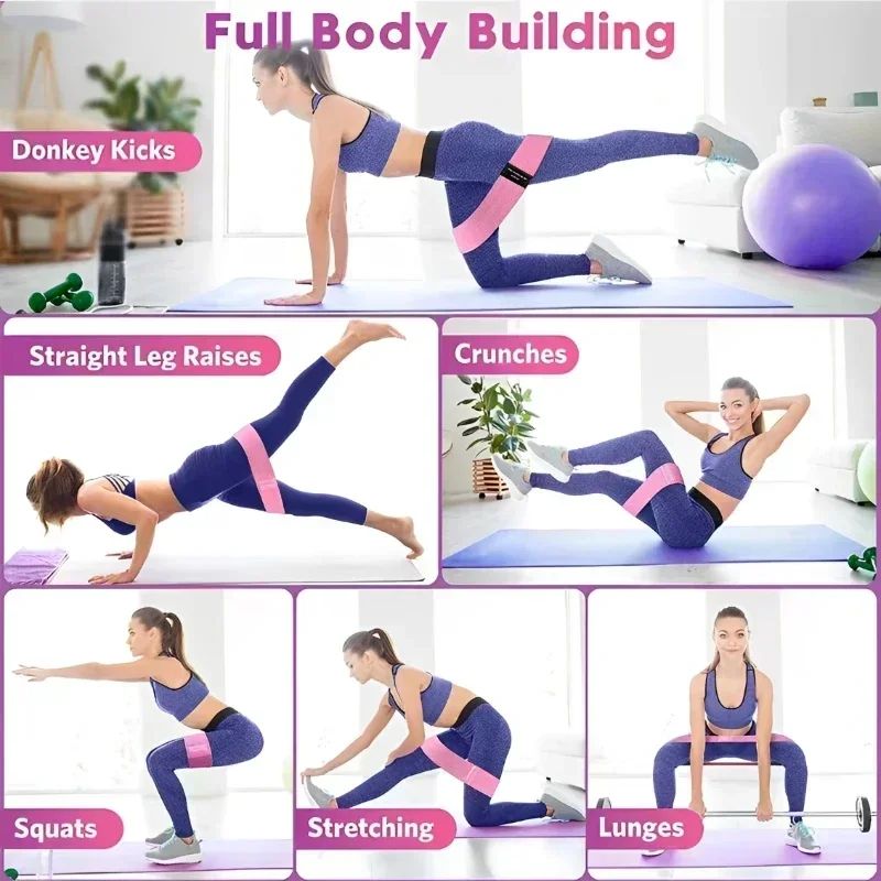 Эластичные ленты-эспандеры для – обзор и цена Yoga Fitness Resistance Band